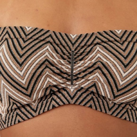 FREE People The Desert Days Seamless Bandeau natural combo Size M/L - Picture 9 of 14